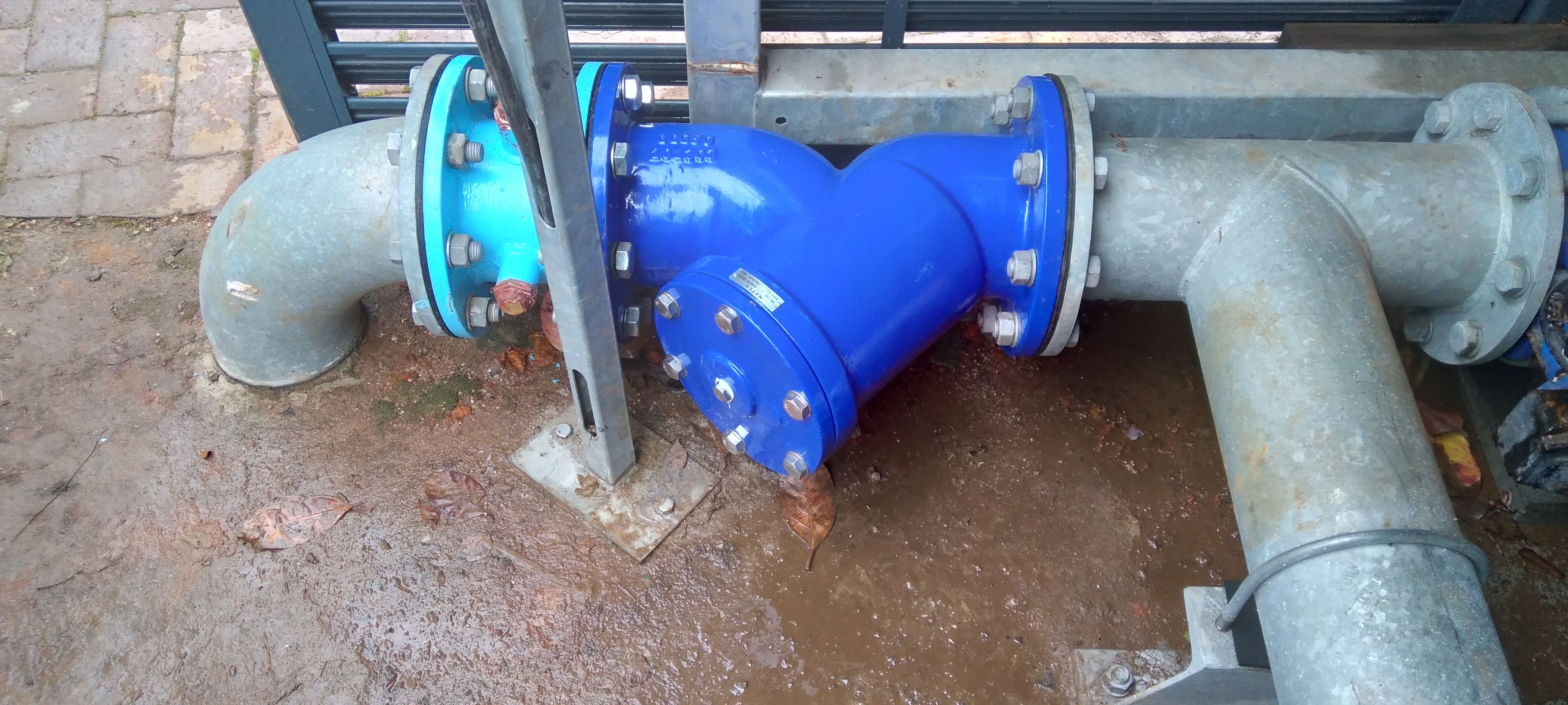 DN100 pipeline strainer